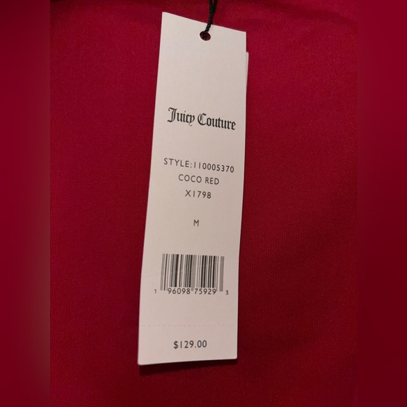 Juicy couture M coco red jacket NWT - Picture 9 of 9